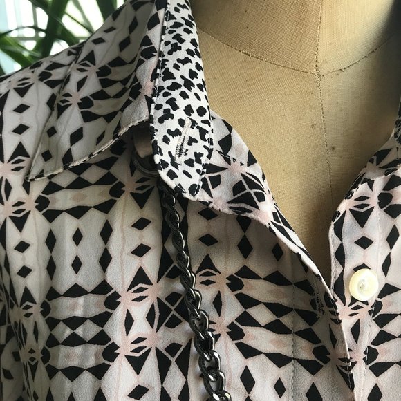 CAbi Shirt Dress With Tie (Size S) - Picture 3 of 5